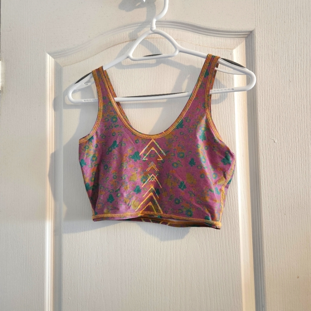Crop strapless top
